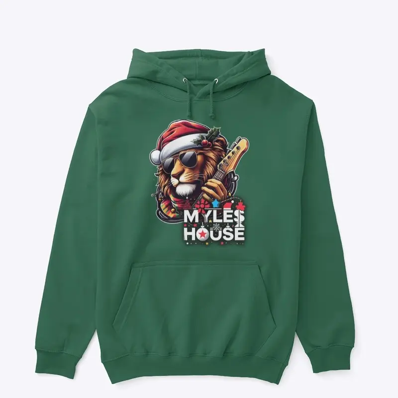 MylesHouse Christmas Lion Mascot Logo3